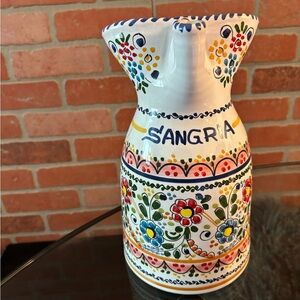 Floral Ceramic Sangria Pitcher